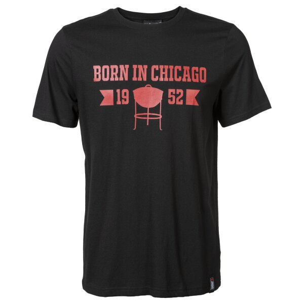 2021 T-Shirt Born in Chicago Männer schwarz